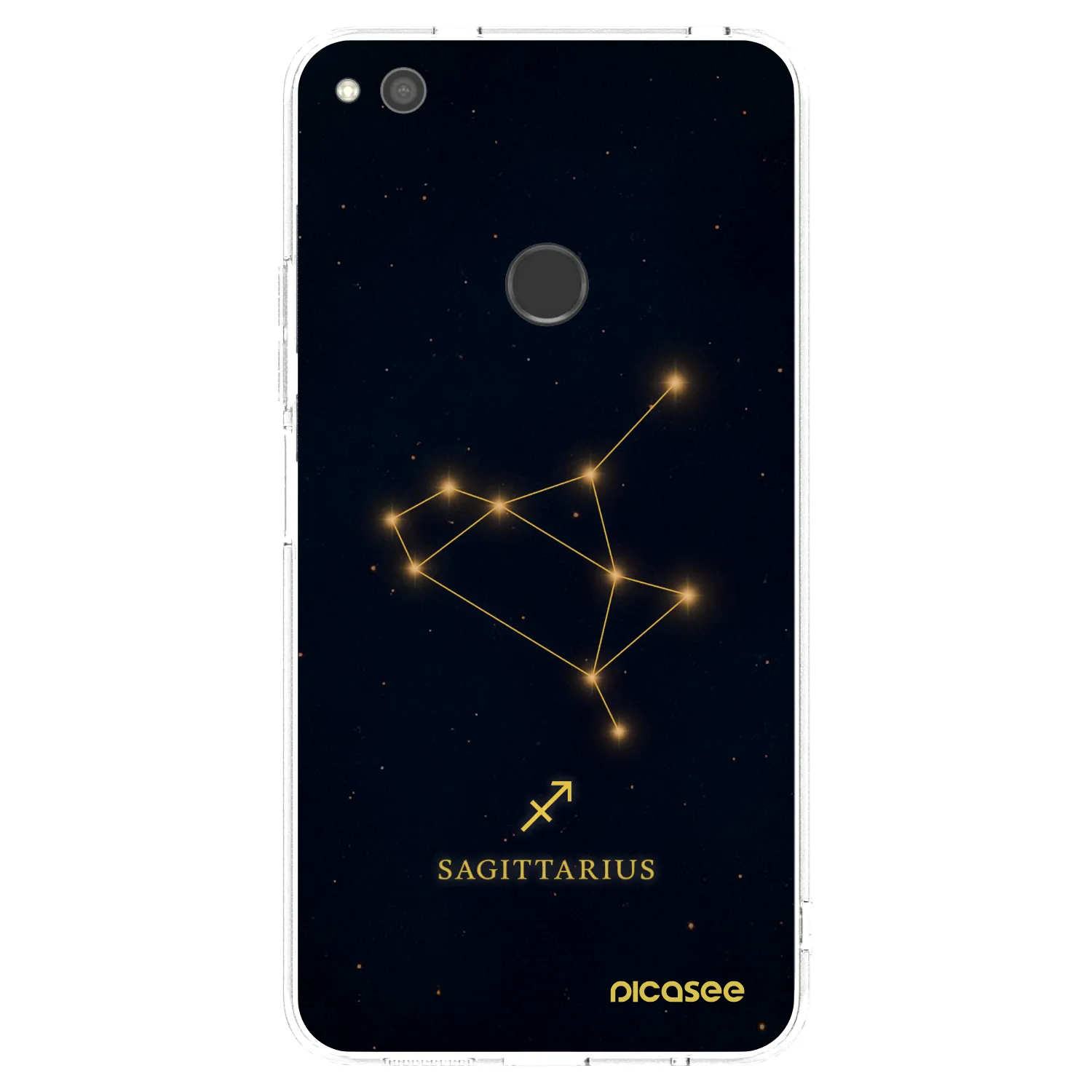 Picasee Huawei Mate 40 Pro Hülle - Transparentes Silikon - SAGITTARIUS