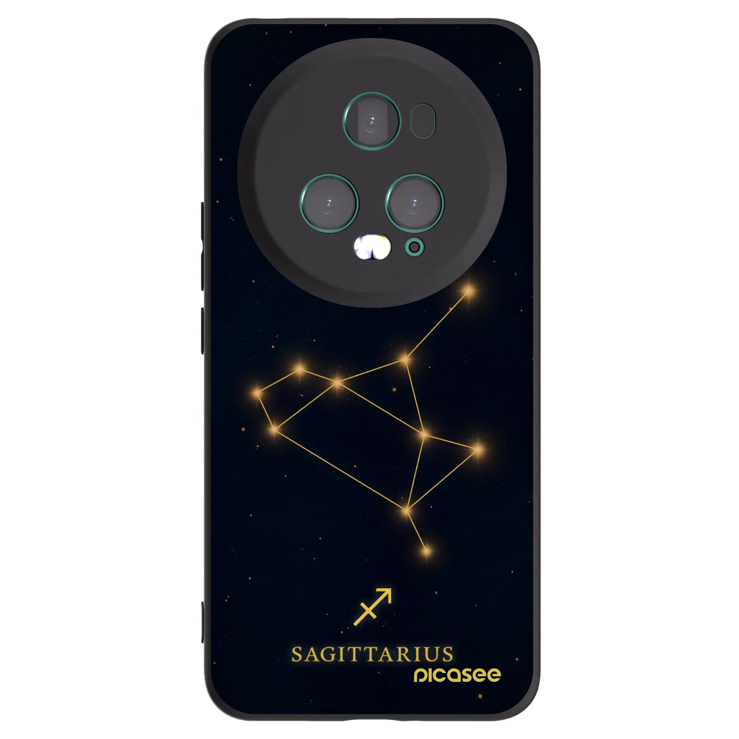 Picasee Honor Magic5 Pro Hülle - Schwarzes Silikon - SAGITTARIUS