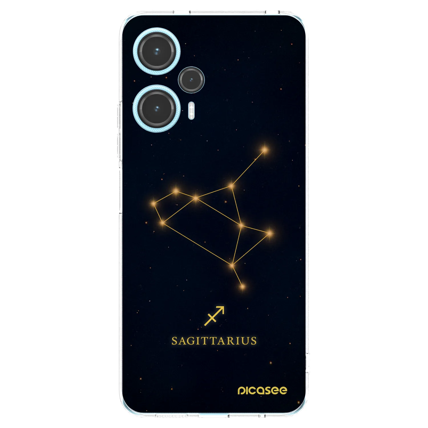 Picasee Xiaomi Poco F5 Hülle - Transparentes Silikon - SAGITTARIUS