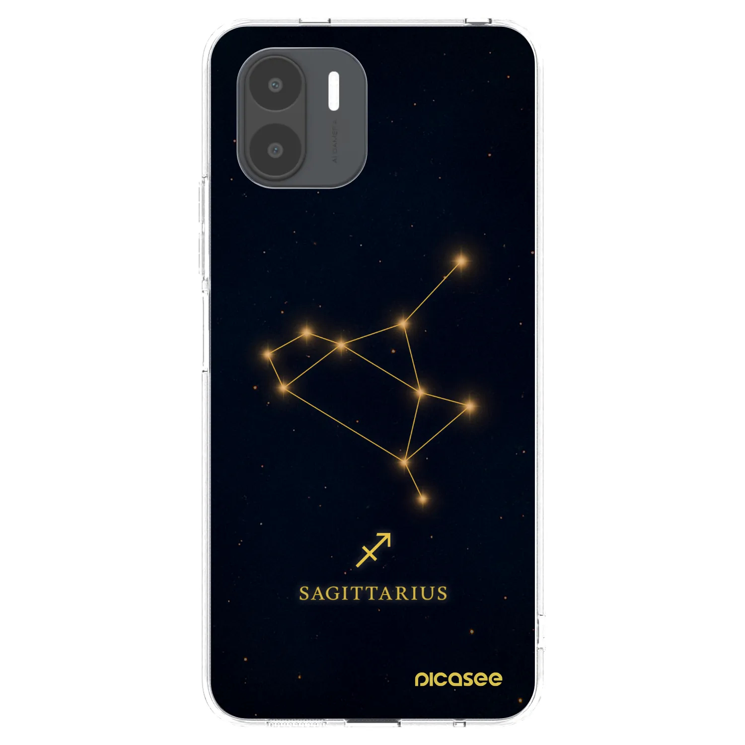 Picasee Xiaomi Redmi A2 Hülle - Transparentes Silikon - SAGITTARIUS