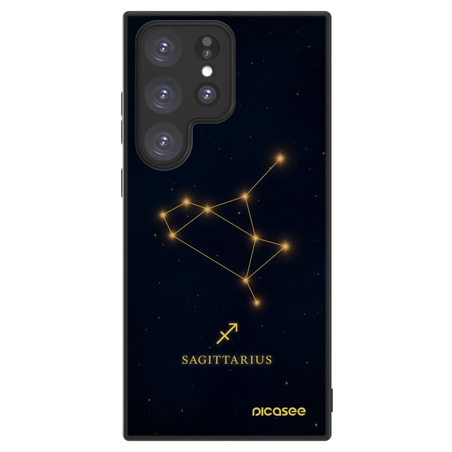 Picasee ULTIMATE CASE PowerShare für Samsung Galaxy S23 Ultra 5G - SAGITTARIUS
