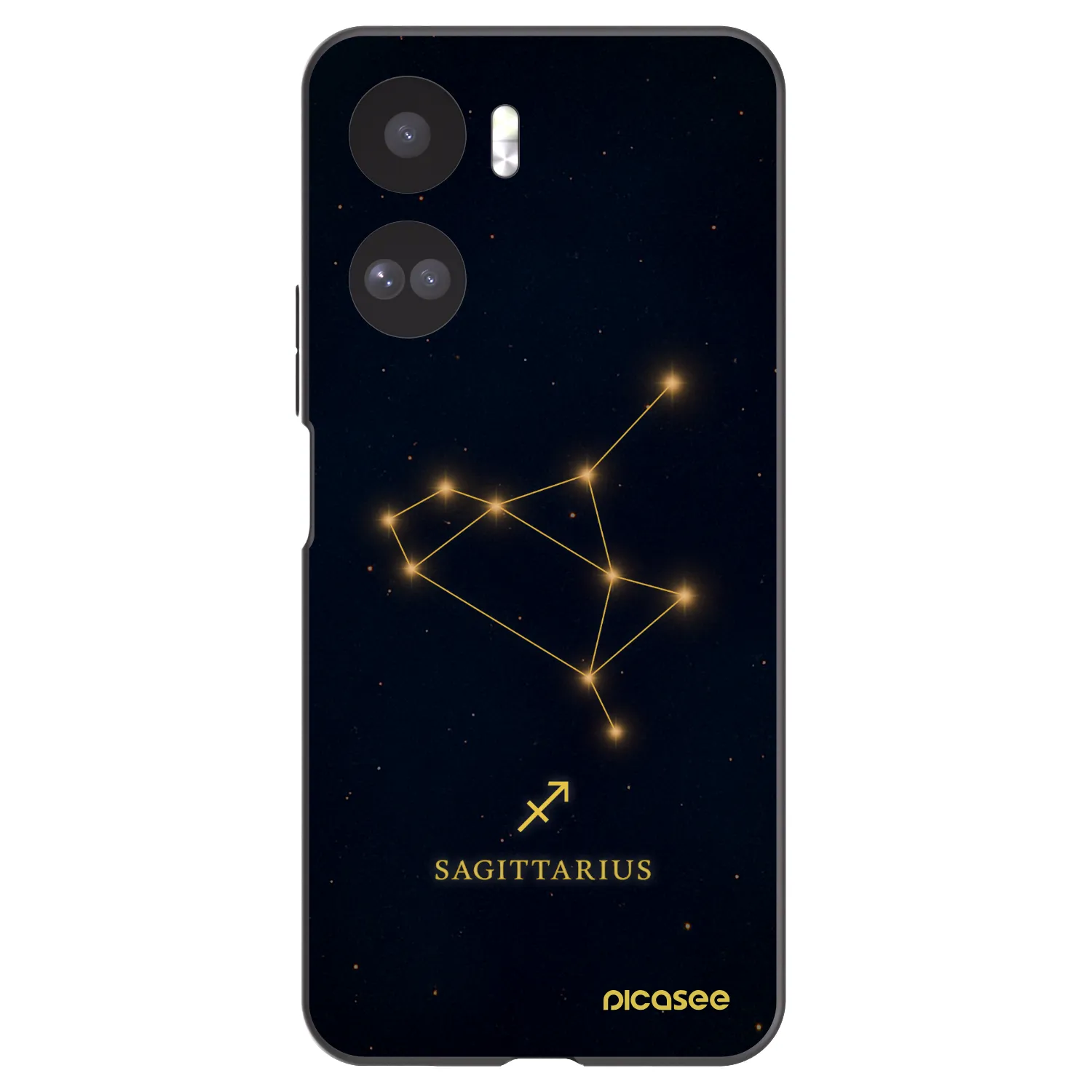 Picasee Honor 90 Lite 5G Hülle - Schwarzes Silikon - SAGITTARIUS