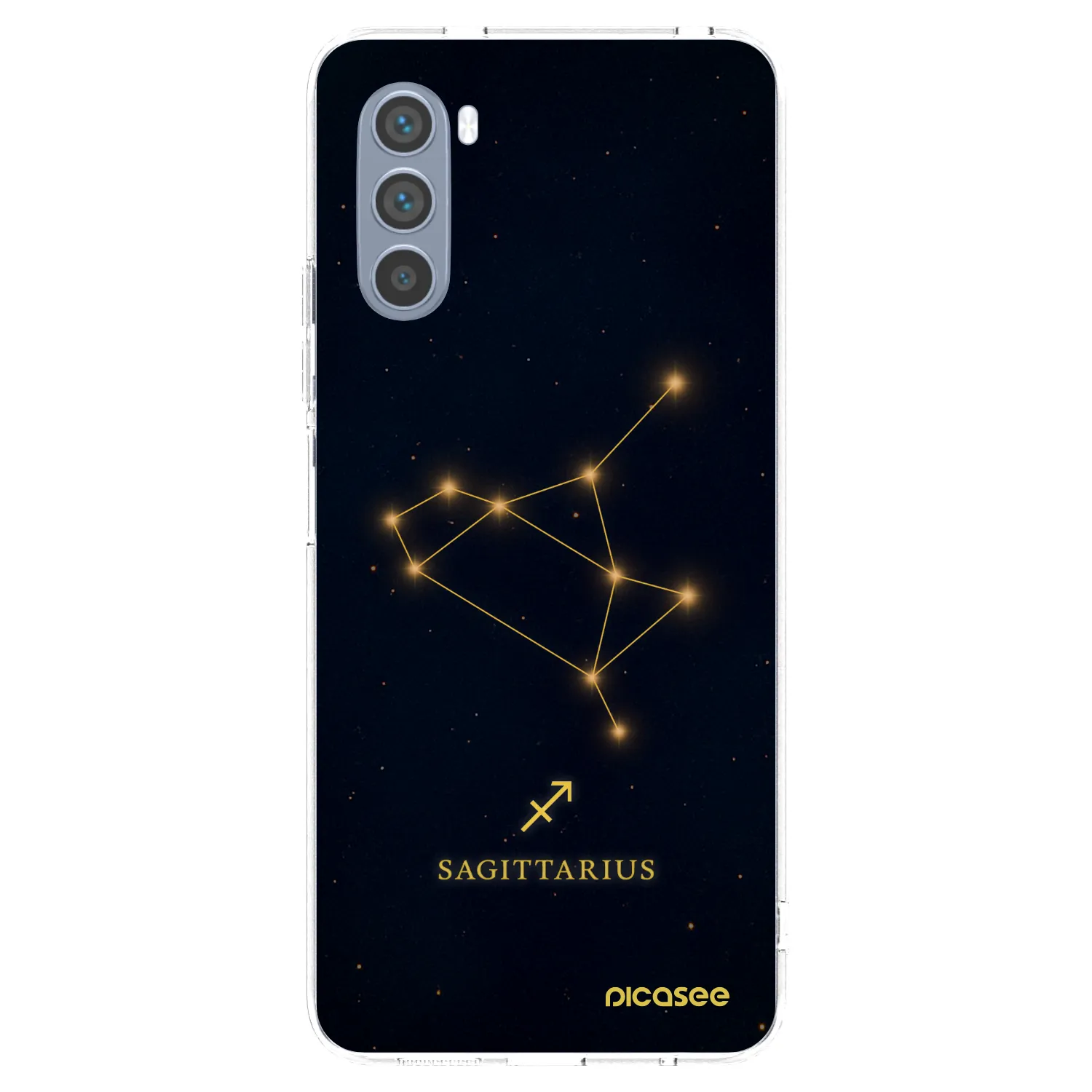 Picasee Motorola Moto G62 Hülle - Transparentes Silikon - SAGITTARIUS