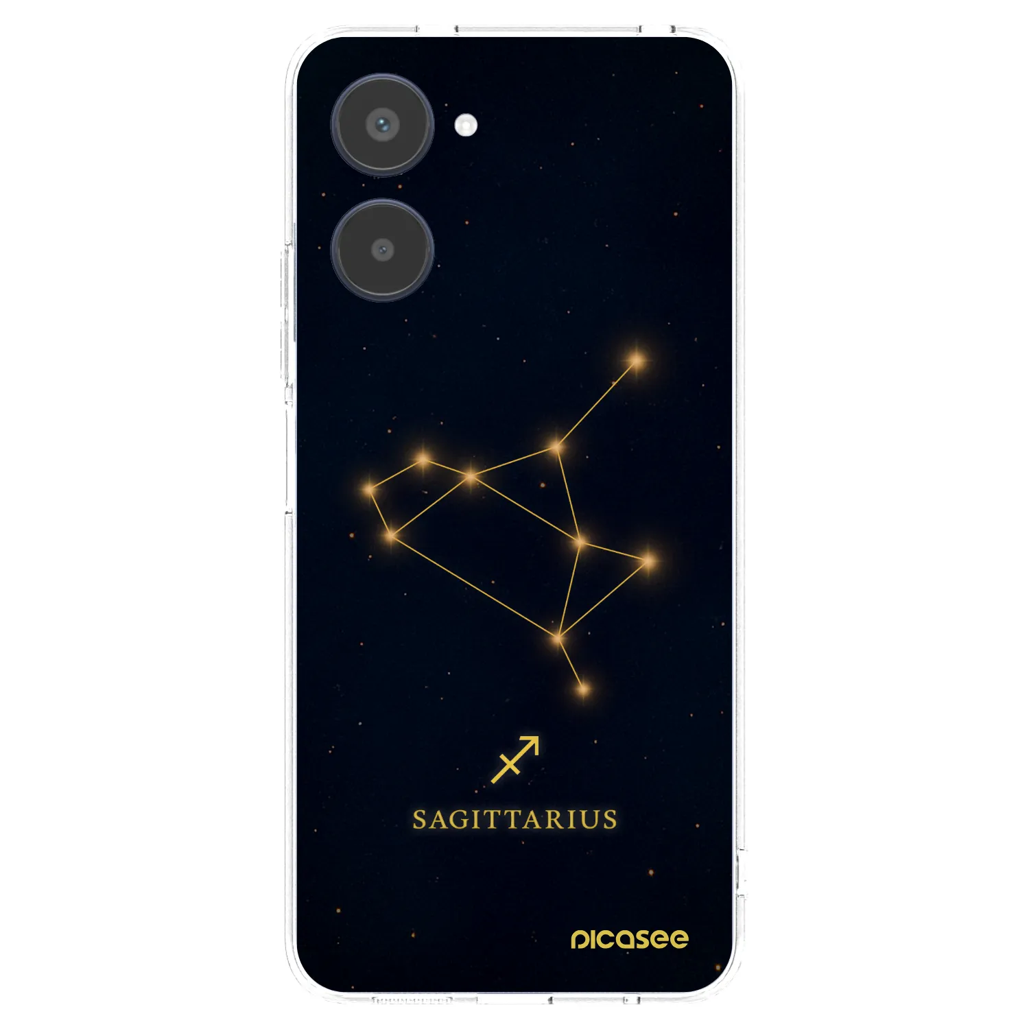 Picasee Realme 10 4G Hülle - Transparentes Silikon - SAGITTARIUS