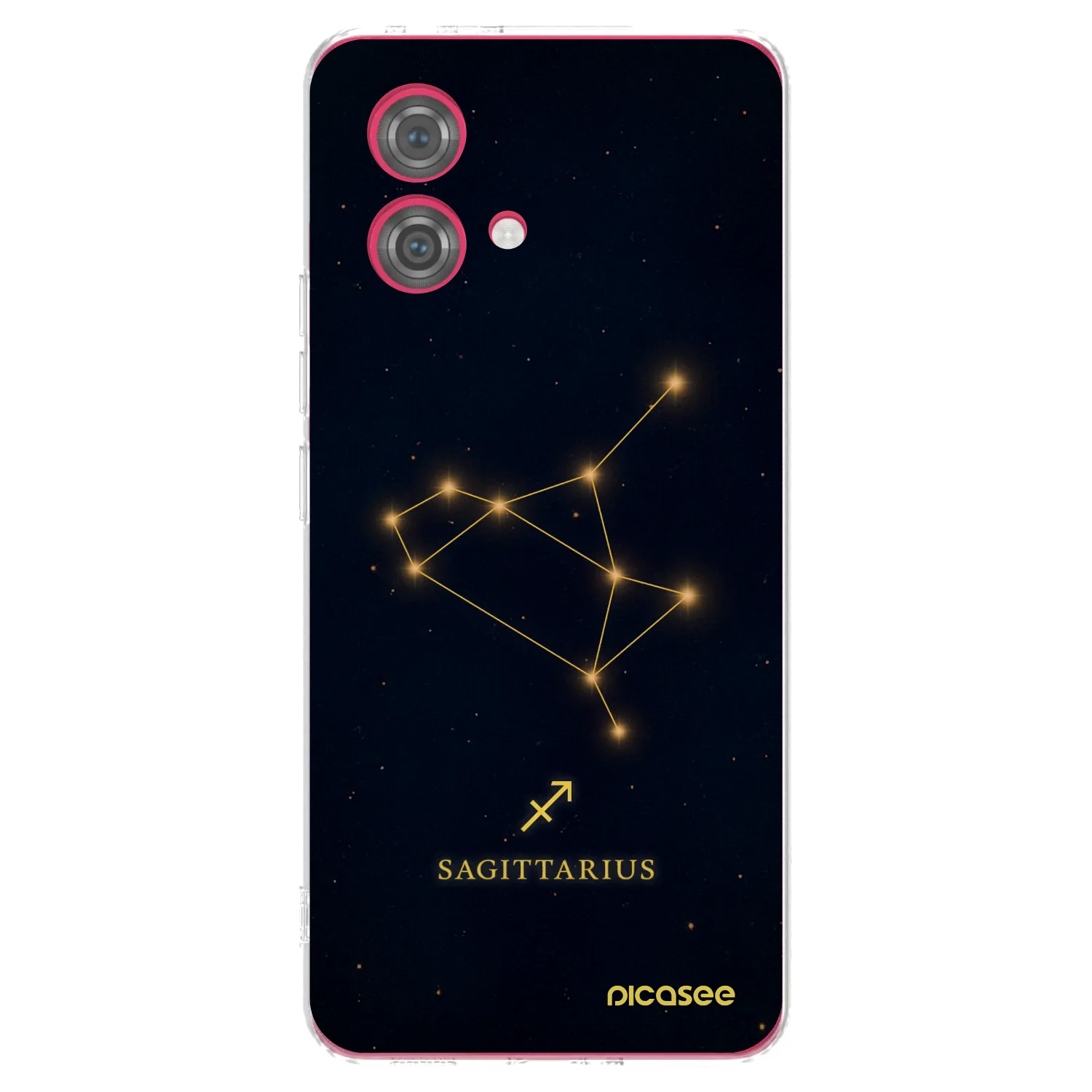 Picasee Motorola Moto G84 5G Hülle - Transparentes Silikon - SAGITTARIUS
