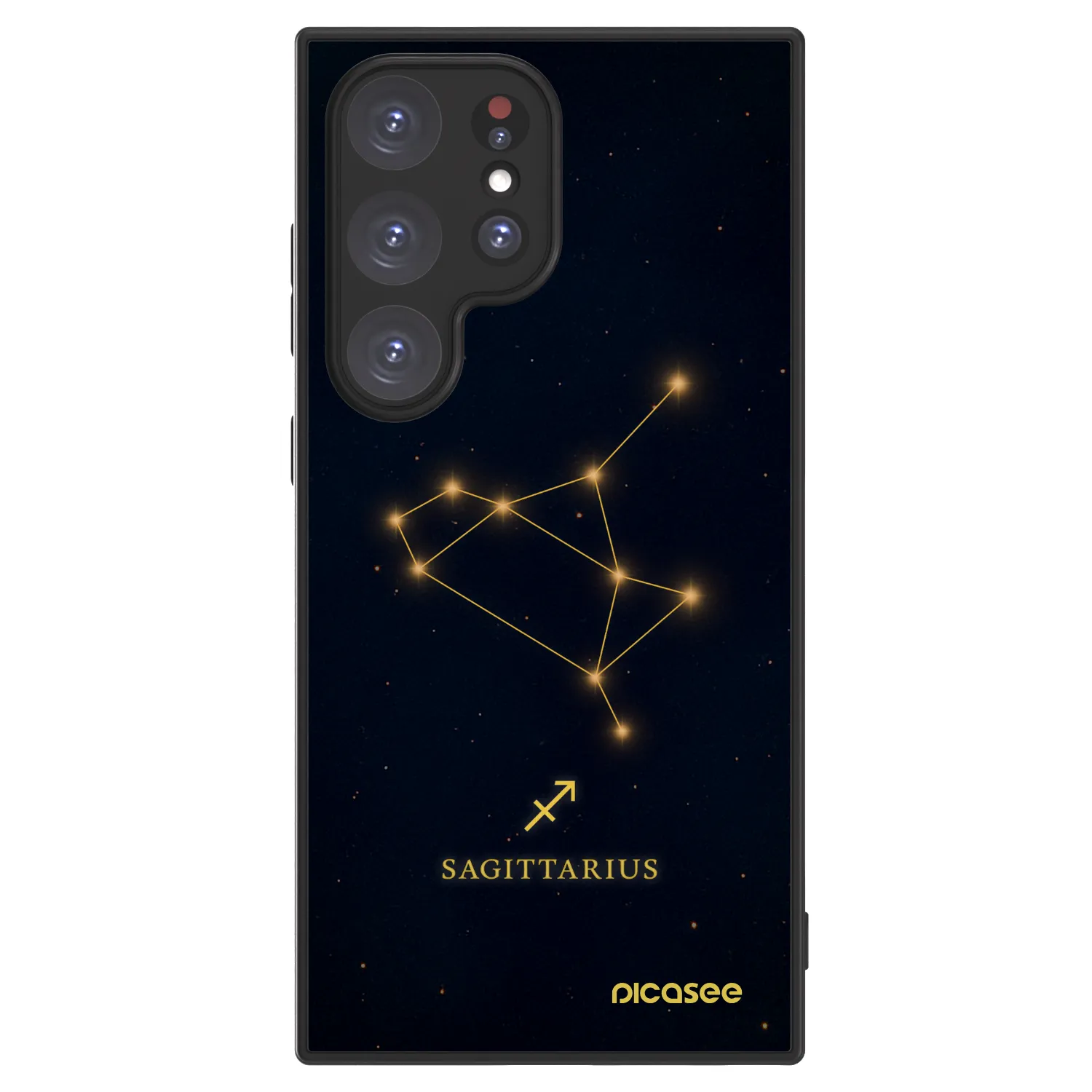 Picasee ULTIMATE CASE PowerShare für Samsung Galaxy S24 Ultra S928B 5G - SAGITTARIUS