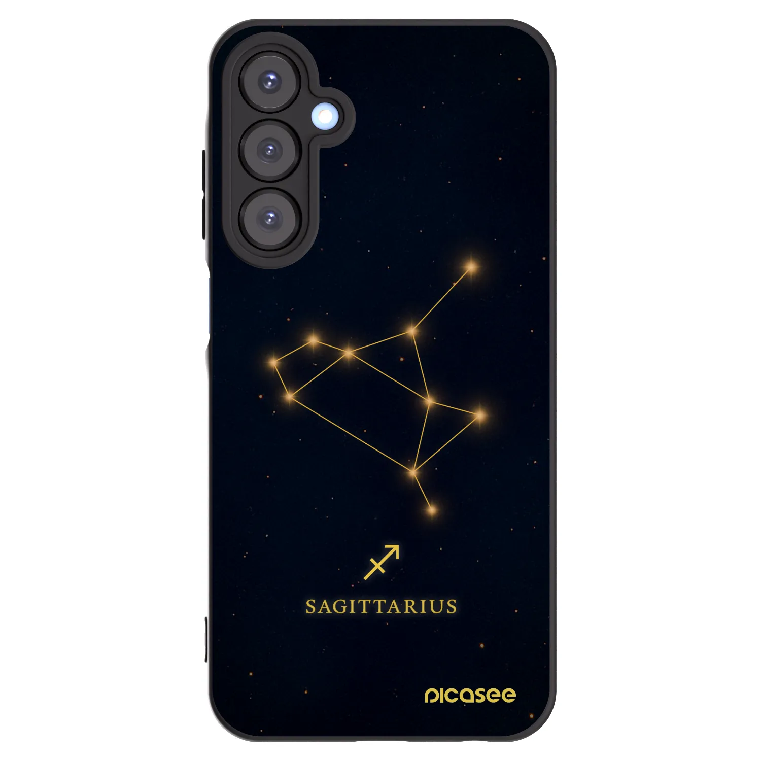 Picasee Samsung Galaxy A25 A256B 5G Hülle - Schwarzes Silikon - SAGITTARIUS