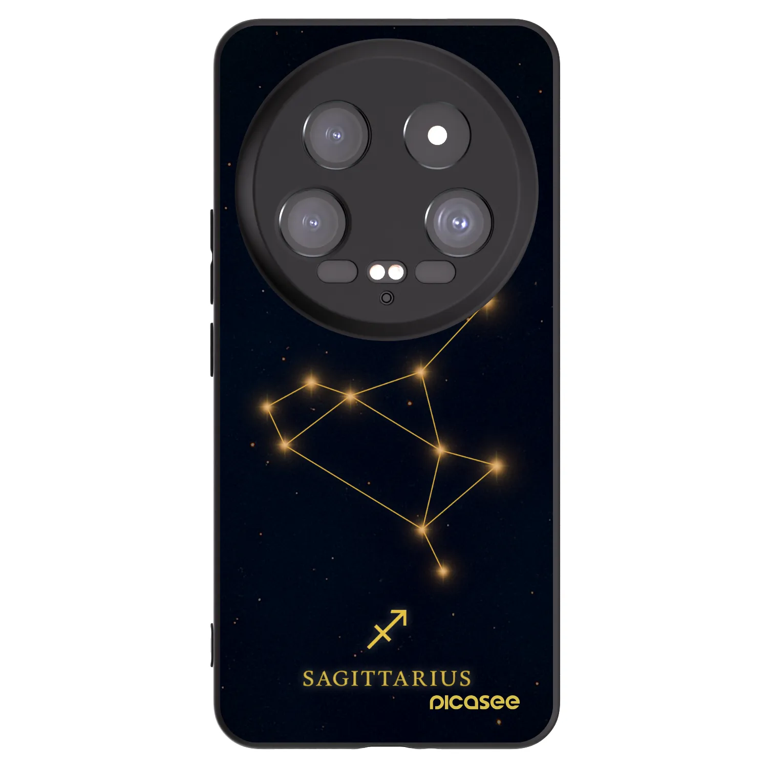 Picasee Xiaomi 14 Ultra Hülle - Schwarzes Silikon - SAGITTARIUS
