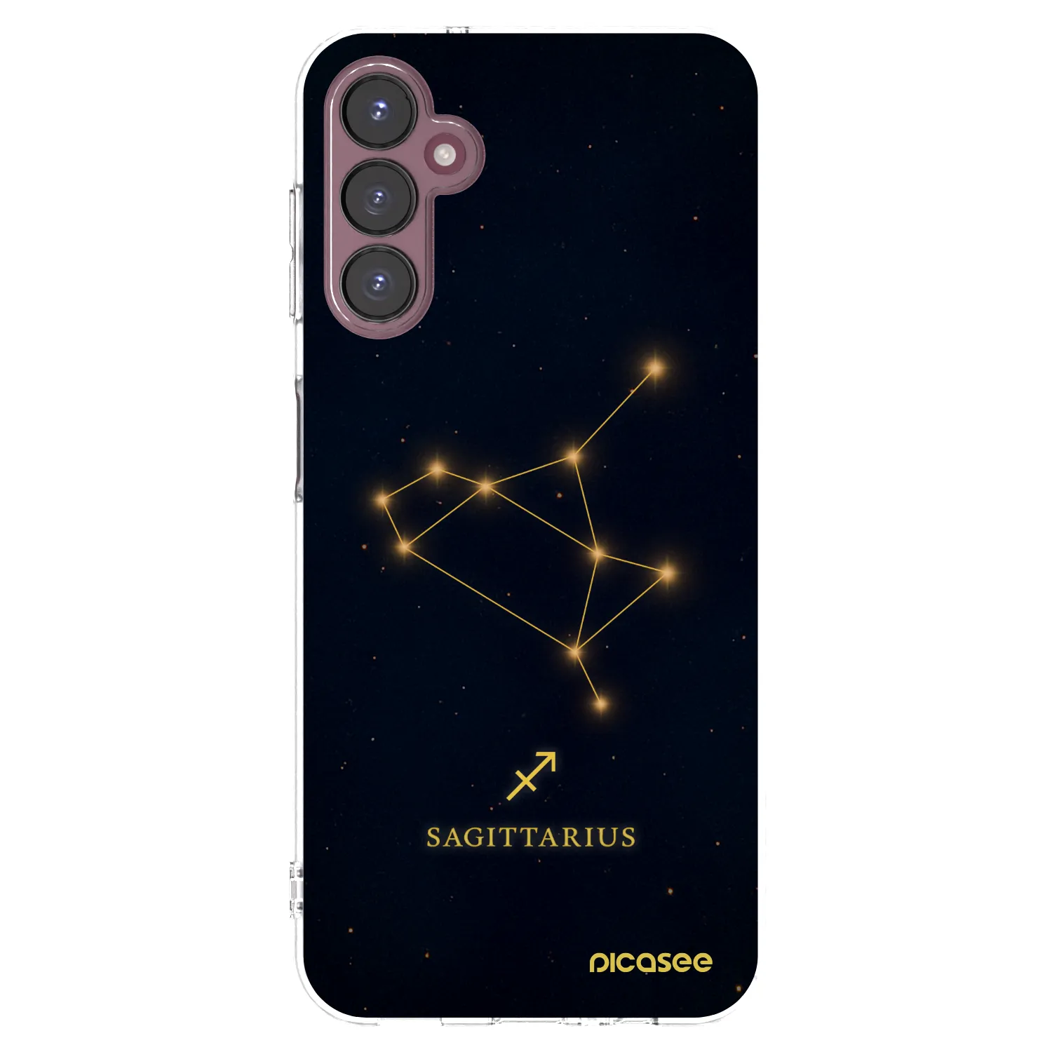 Picasee Samsung Galaxy A05s A057G Hülle - Transparentes Silikon - SAGITTARIUS