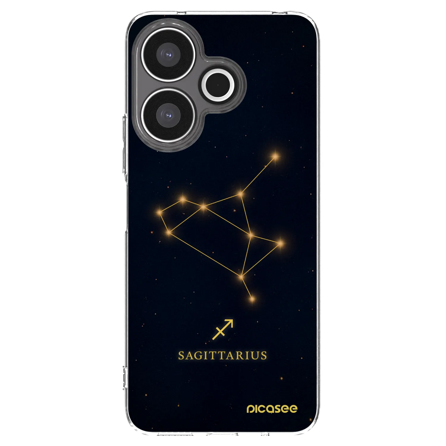 Picasee Xiaomi Redmi 13 4G Hülle - Transparentes Silikon - SAGITTARIUS