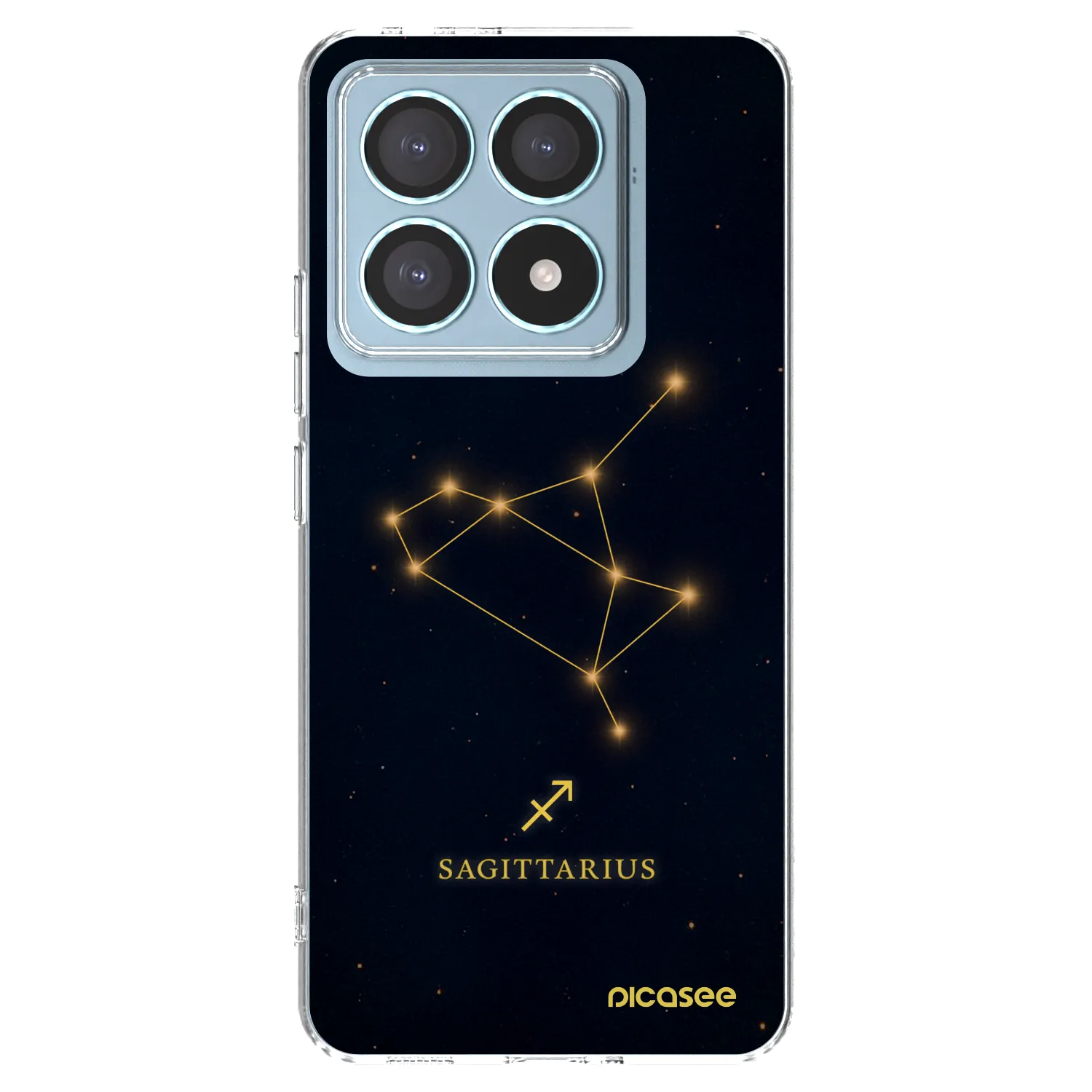 Picasee Xiaomi 14T Pro Hülle - Transparentes Silikon - SAGITTARIUS