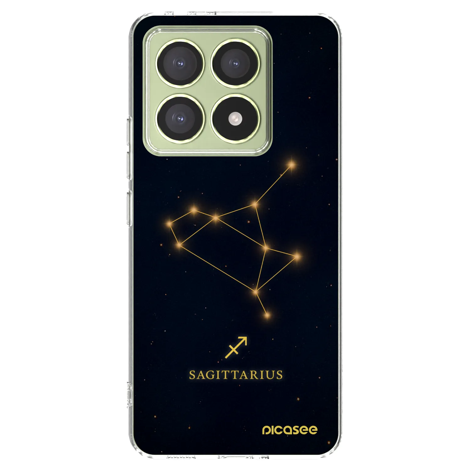 Picasee Xiaomi 14T Hülle - Transparentes Silikon - SAGITTARIUS