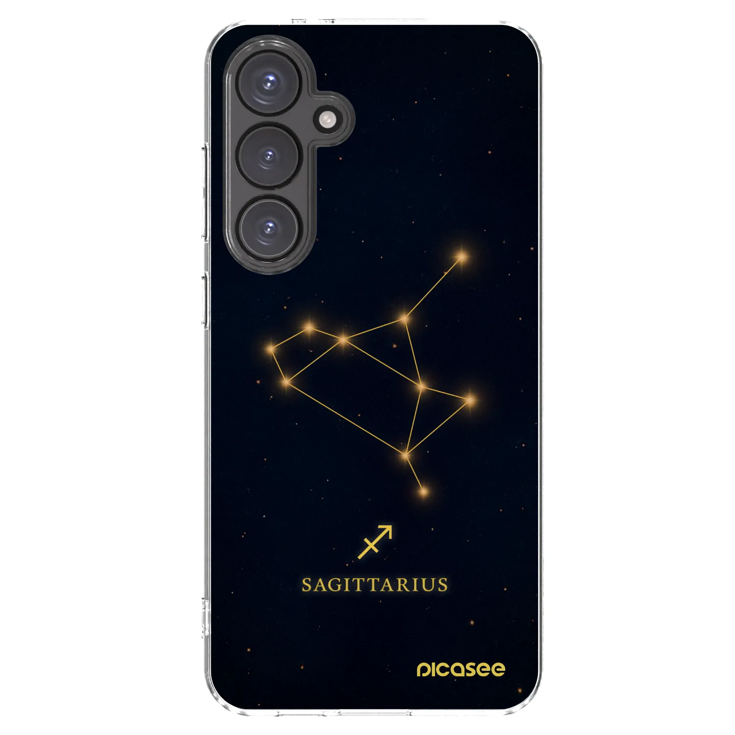 Picasee Samsung Galaxy S24 FE S721B Hülle - Transparentes Silikon - SAGITTARIUS