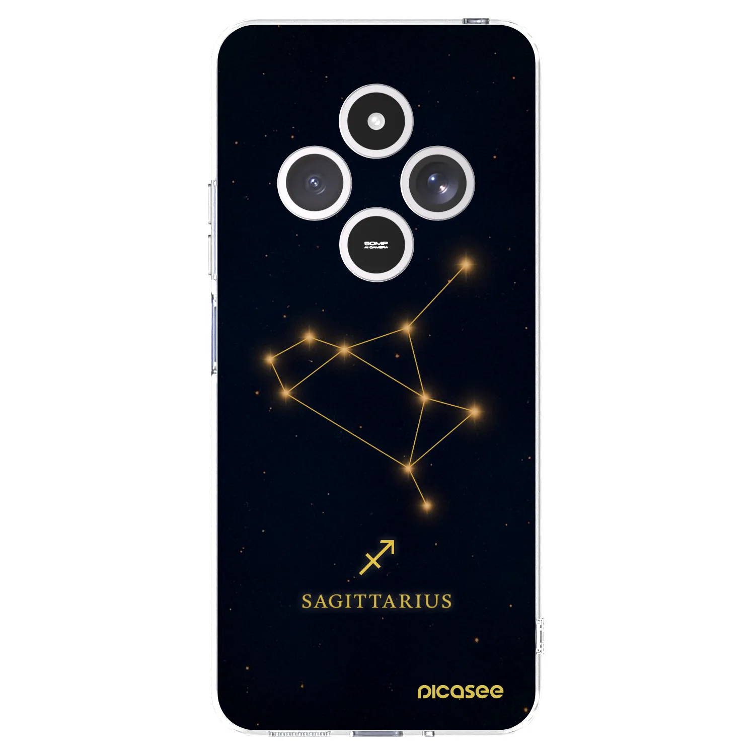 Picasee Xiaomi Redmi 14C Hülle - Transparentes Silikon - SAGITTARIUS