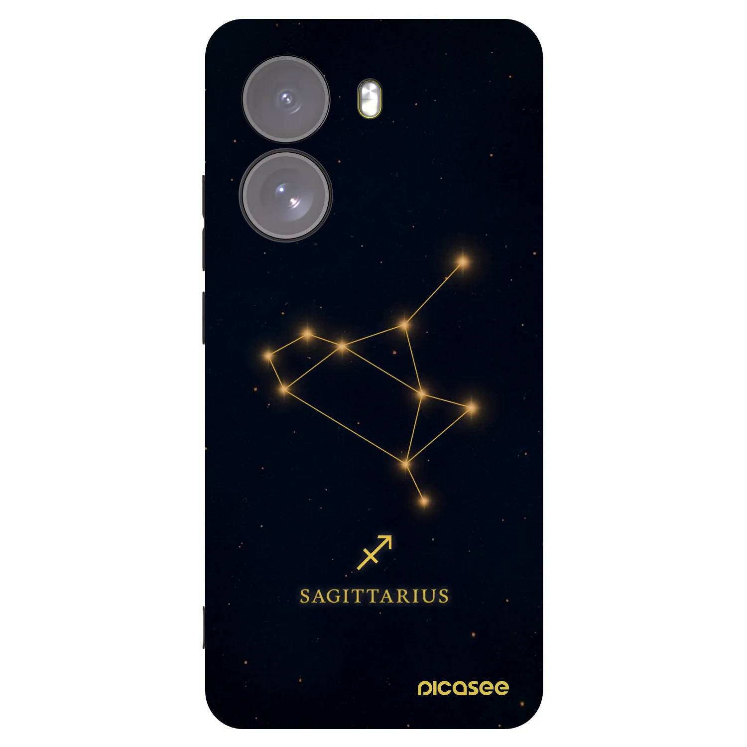 Picasee Xiaomi Poco X7 Hülle - Schwarzes Silikon - SAGITTARIUS