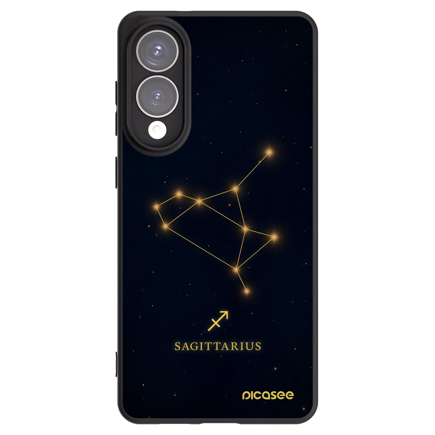Picasee Samsung Galaxy S25 Edge 5G Hülle - Schwarzes Silikon - SAGITTARIUS
