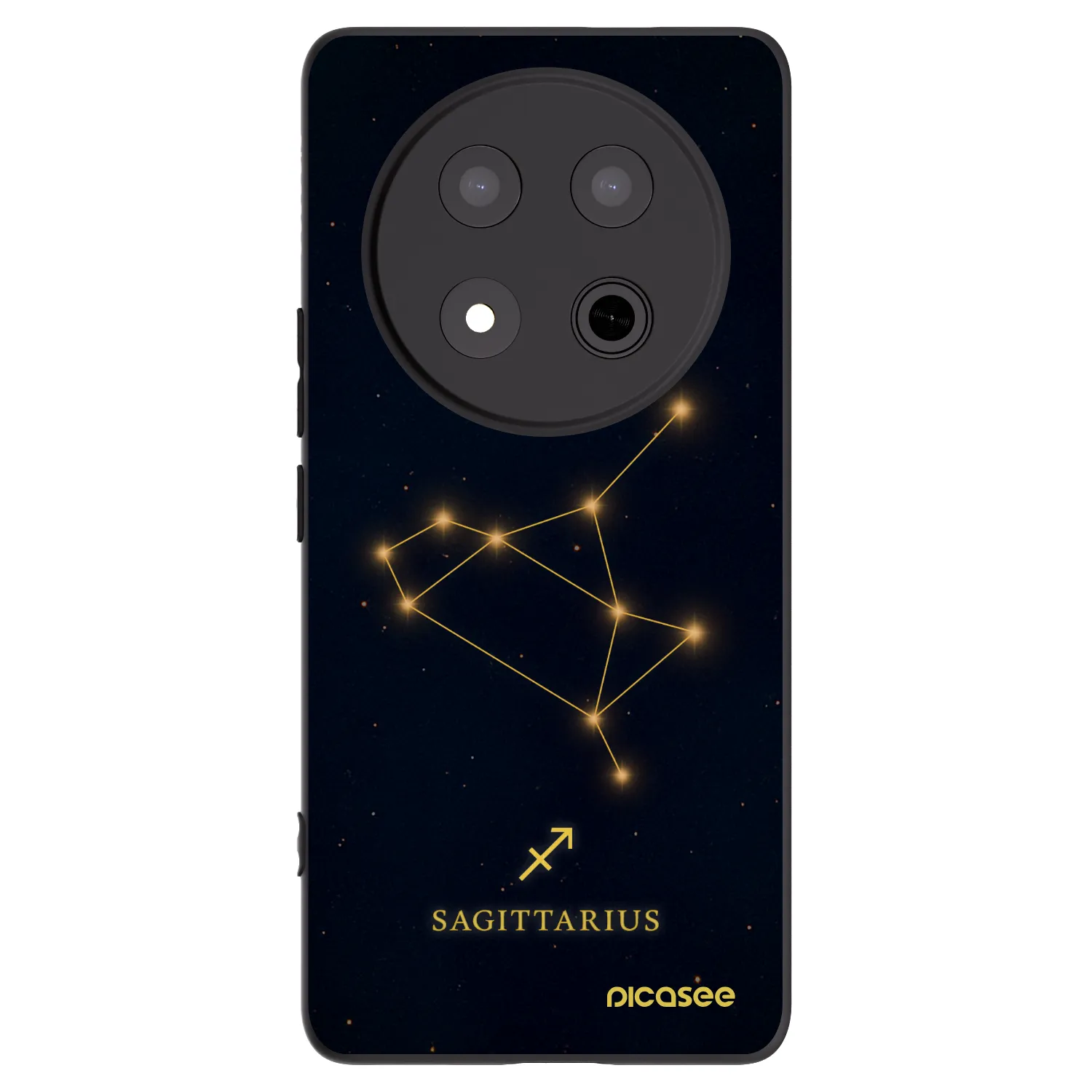 Picasee Honor Magic7 Lite 5G Hülle - Schwarzes Silikon - SAGITTARIUS