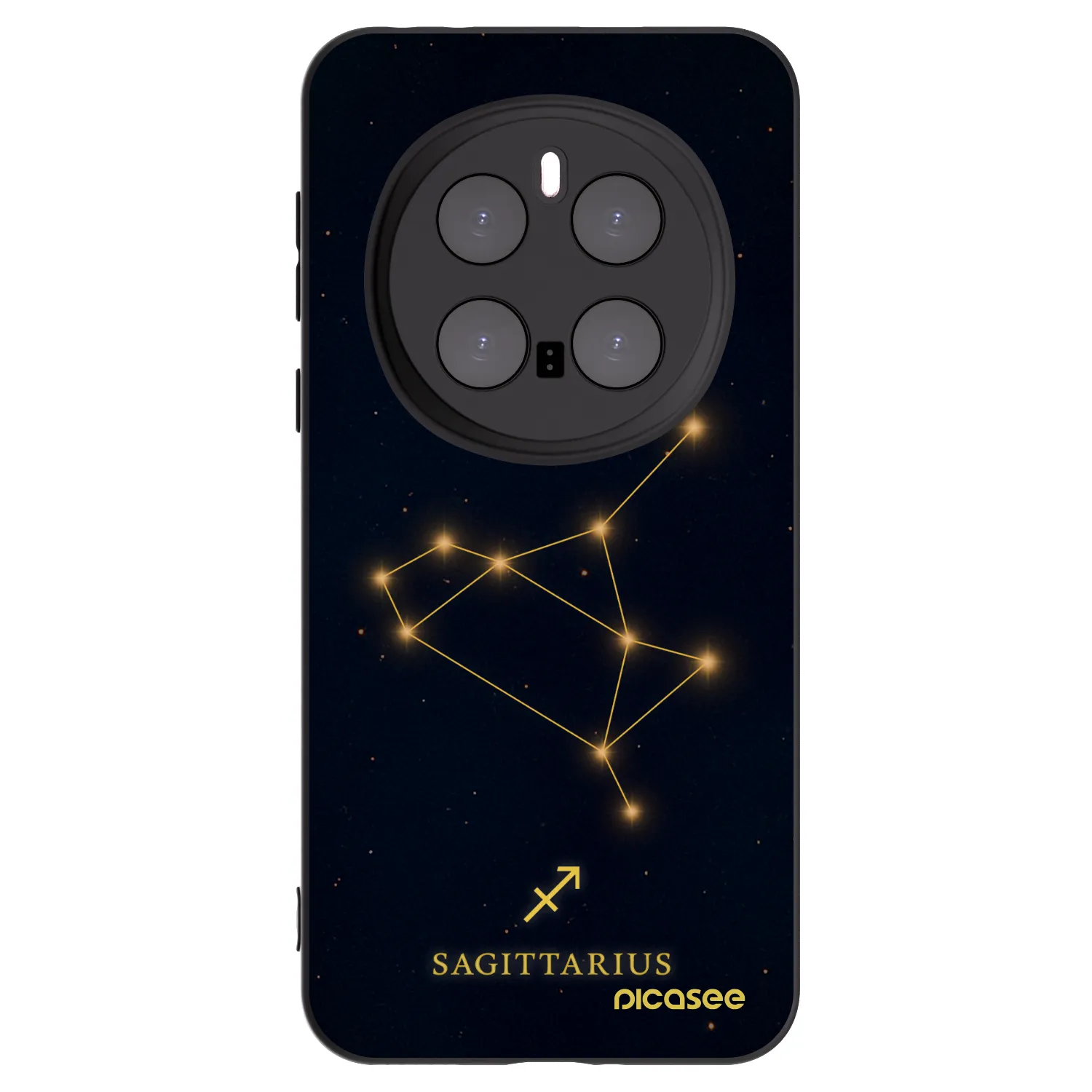 Picasee Honor Magic7 Pro 5G Hülle - Schwarzes Silikon - SAGITTARIUS