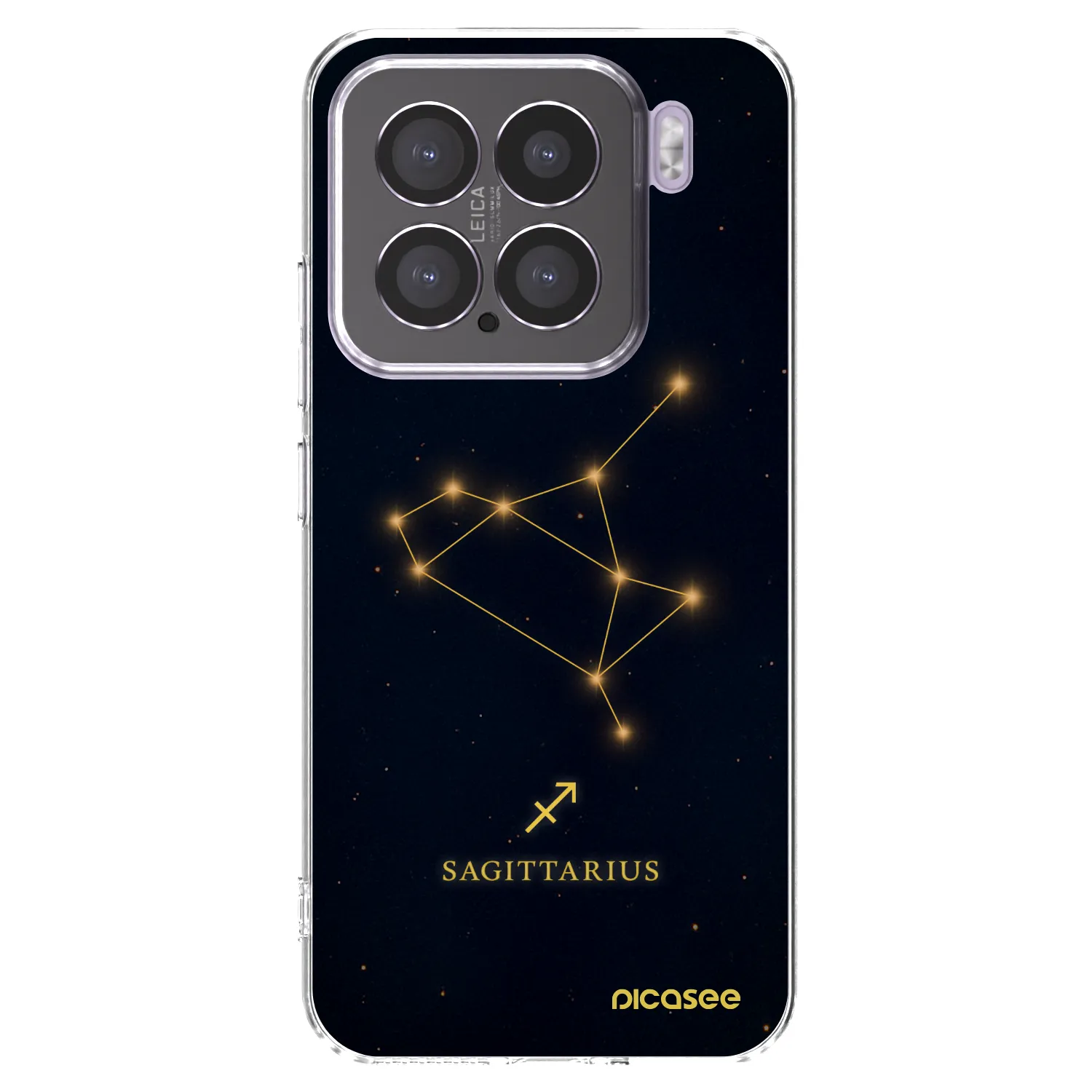 Picasee Xiaomi 15 Hülle - Transparentes Silikon - SAGITTARIUS
