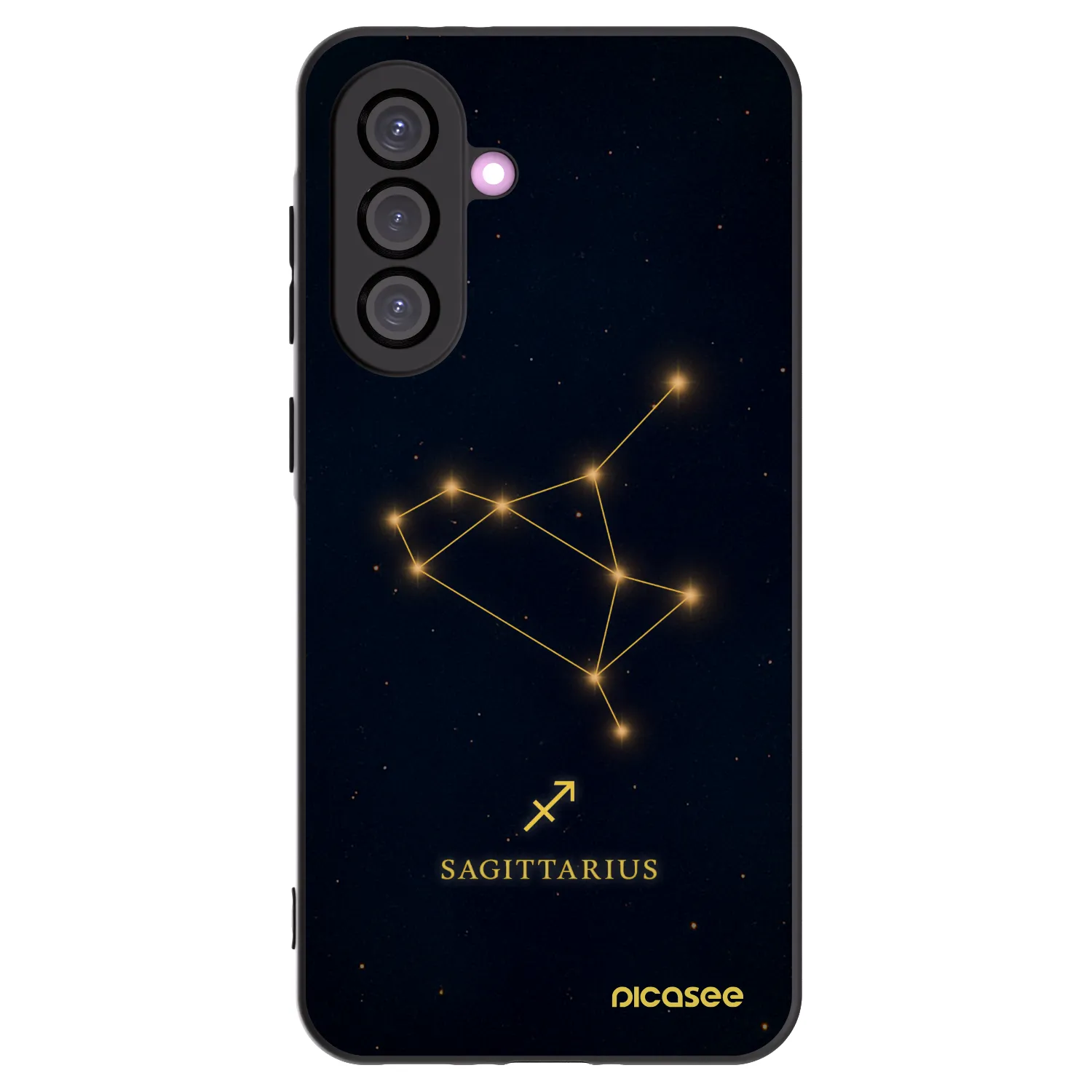 Picasee Samsung Galaxy A36 5G Hülle - Schwarzes Silikon - SAGITTARIUS