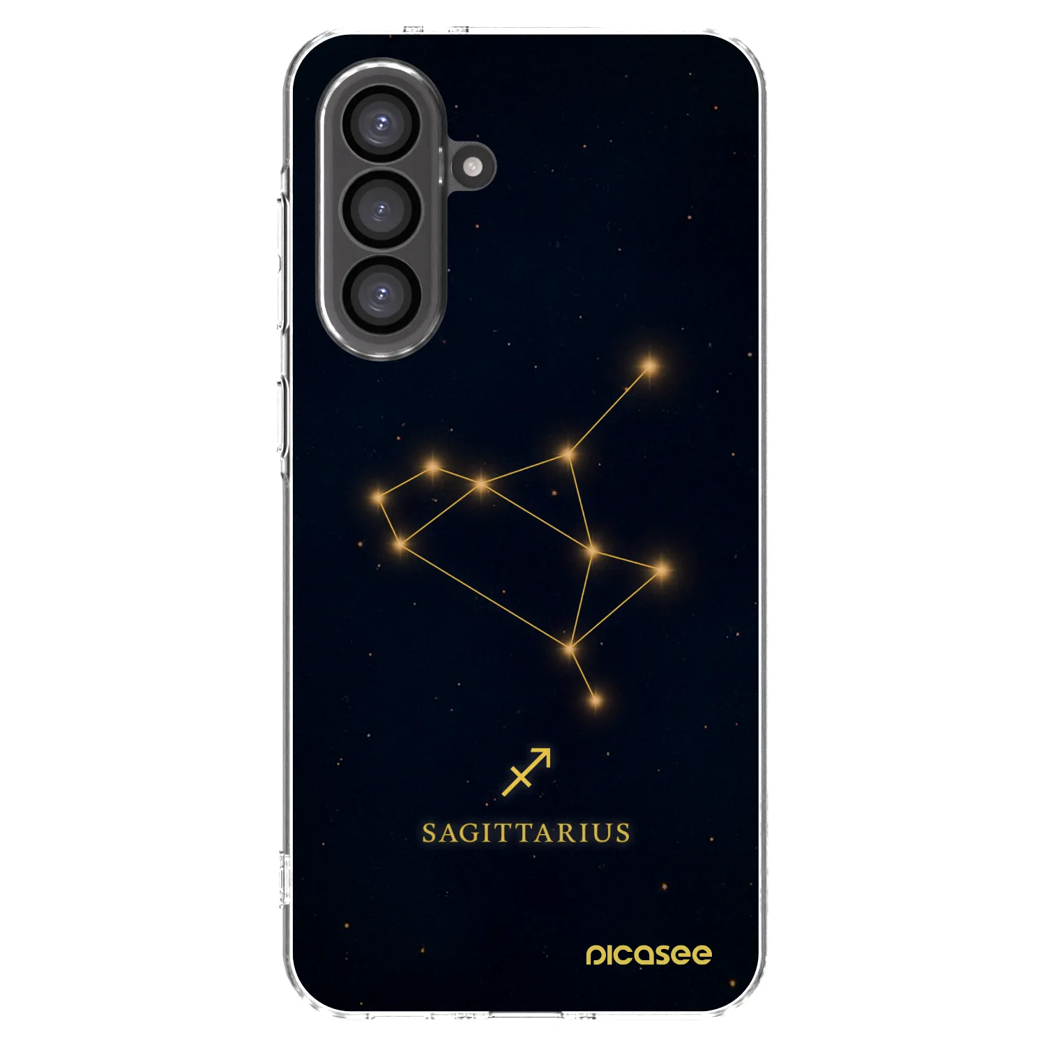 Picasee Samsung Galaxy A36 5G Hülle - Transparentes Silikon - SAGITTARIUS