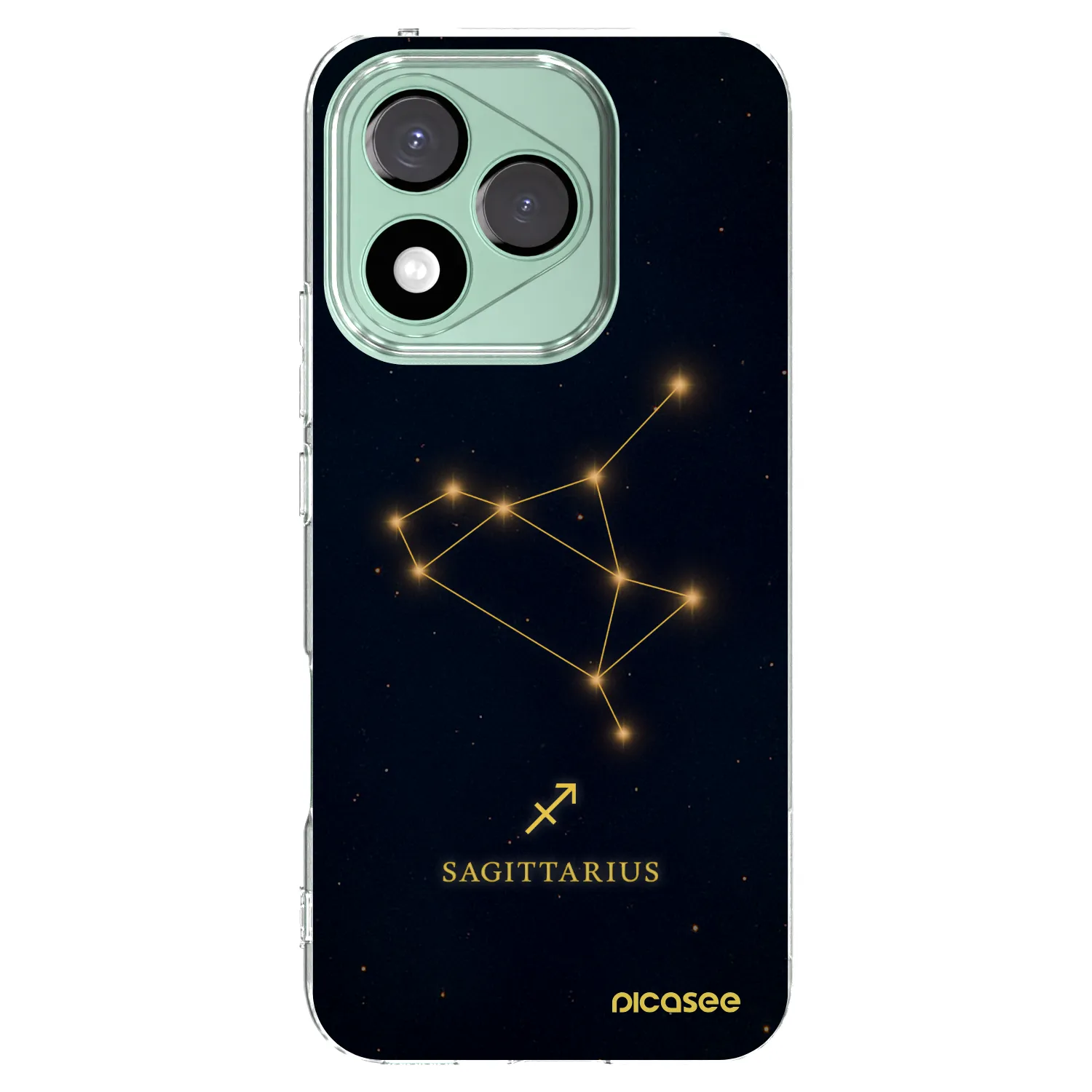 Picasee Honor 400 Lite 5G Hülle - Transparentes Silikon - SAGITTARIUS