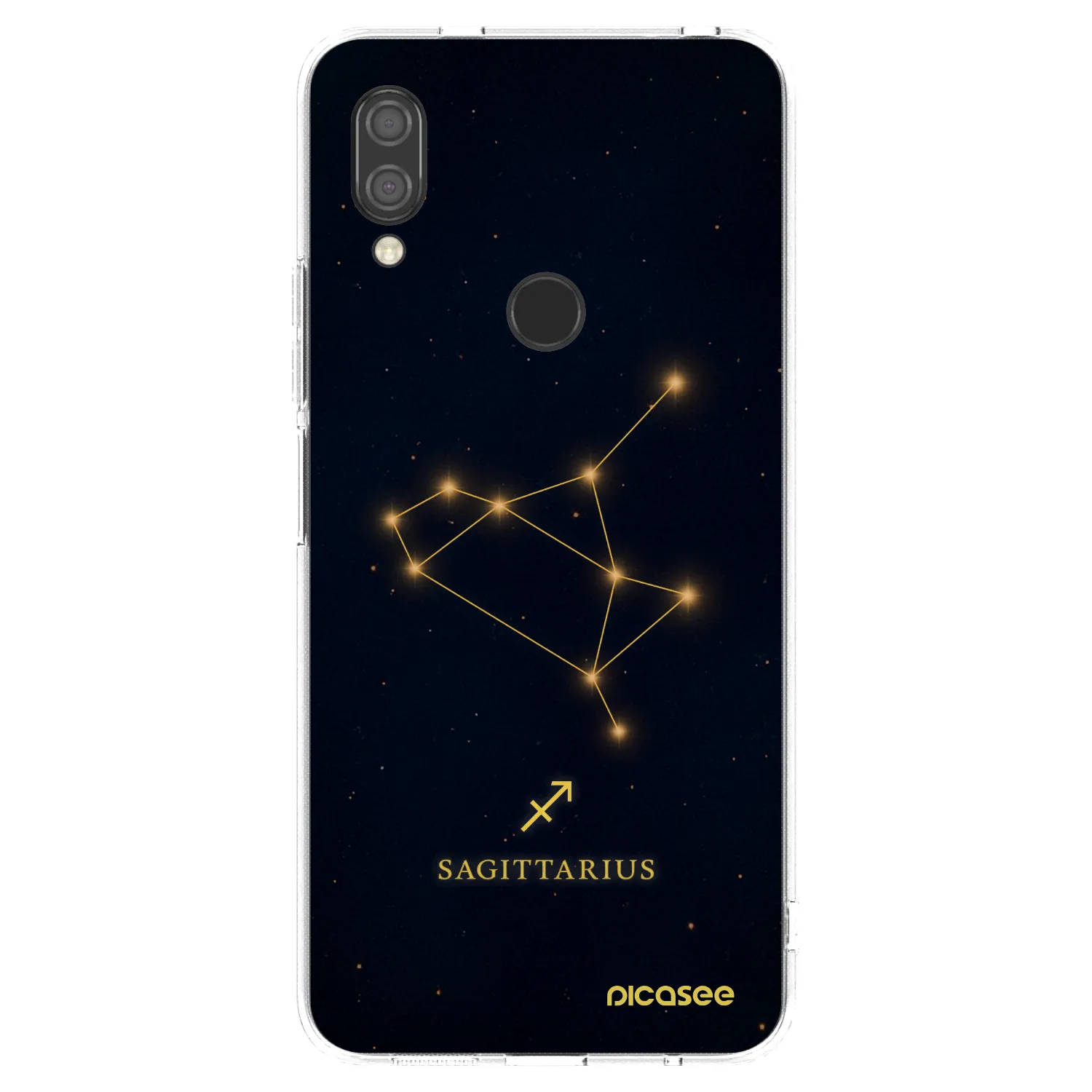 Picasee Xiaomi Redmi 7 Hülle - Transparentes Silikon - SAGITTARIUS