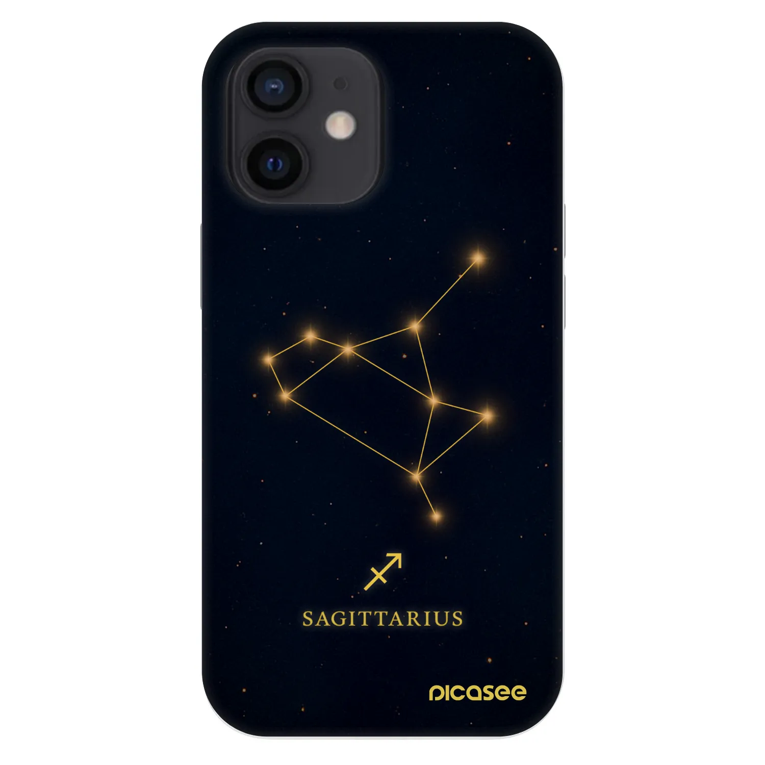 Picasee Fashion Case für Apple iPhone 12 mini - SAGITTARIUS
