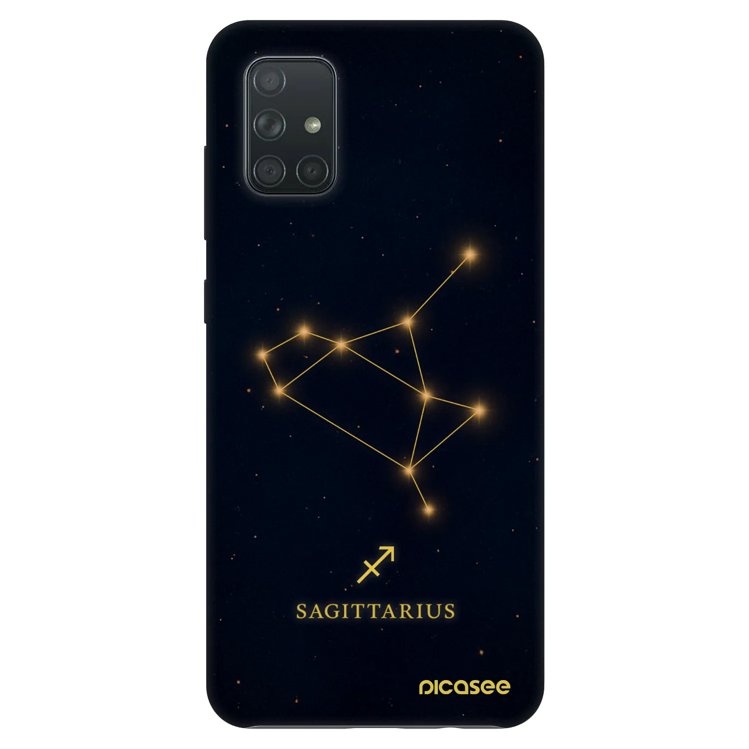 Picasee Fashion Case für Samsung Galaxy A71 A715F - SAGITTARIUS
