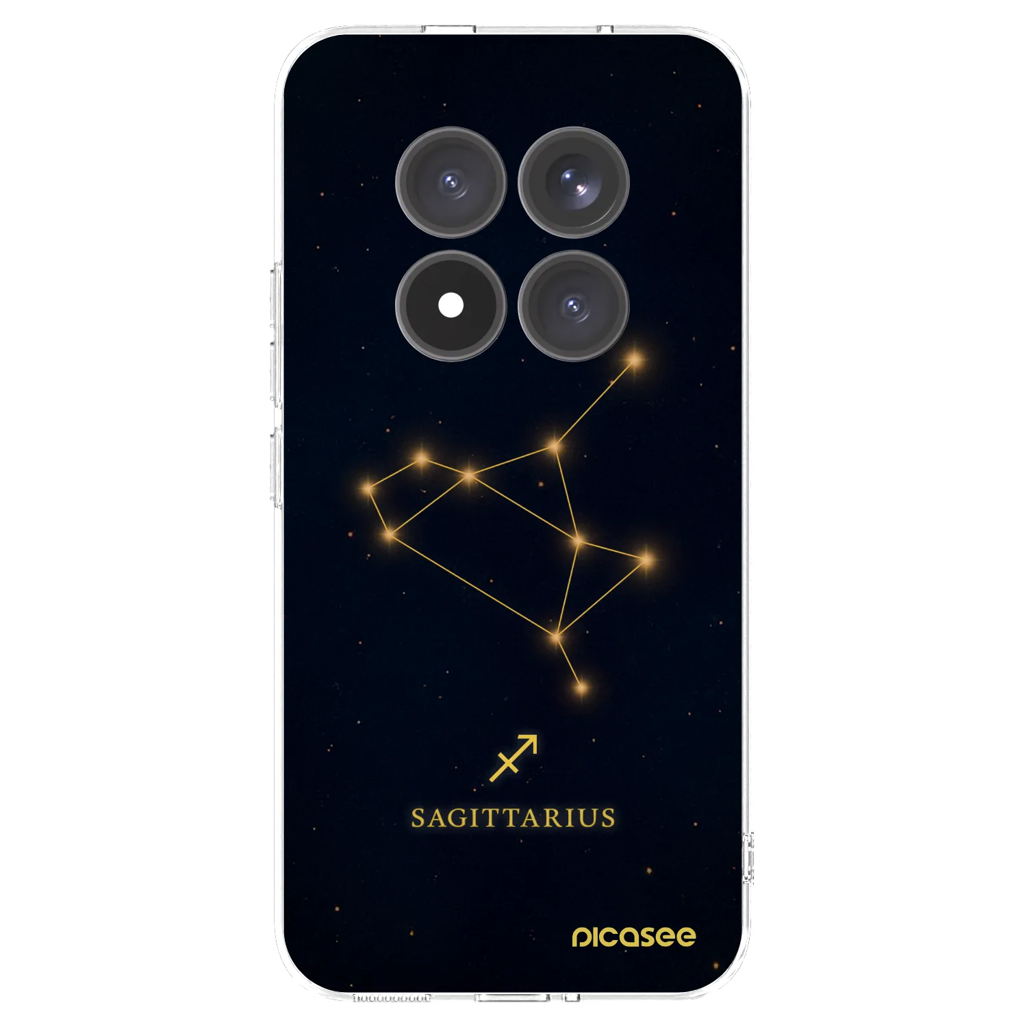 Picasee Xiaomi Redmi Note 15 Pro+ Hülle - Transparentes Silikon - SAGITTARIUS