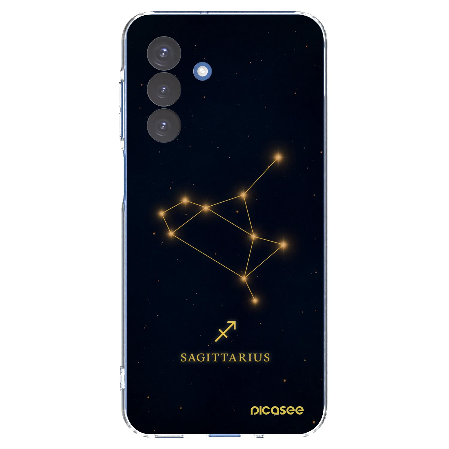 Picasee Samsung Galaxy A17 5G Hülle - Transparentes Silikon - SAGITTARIUS