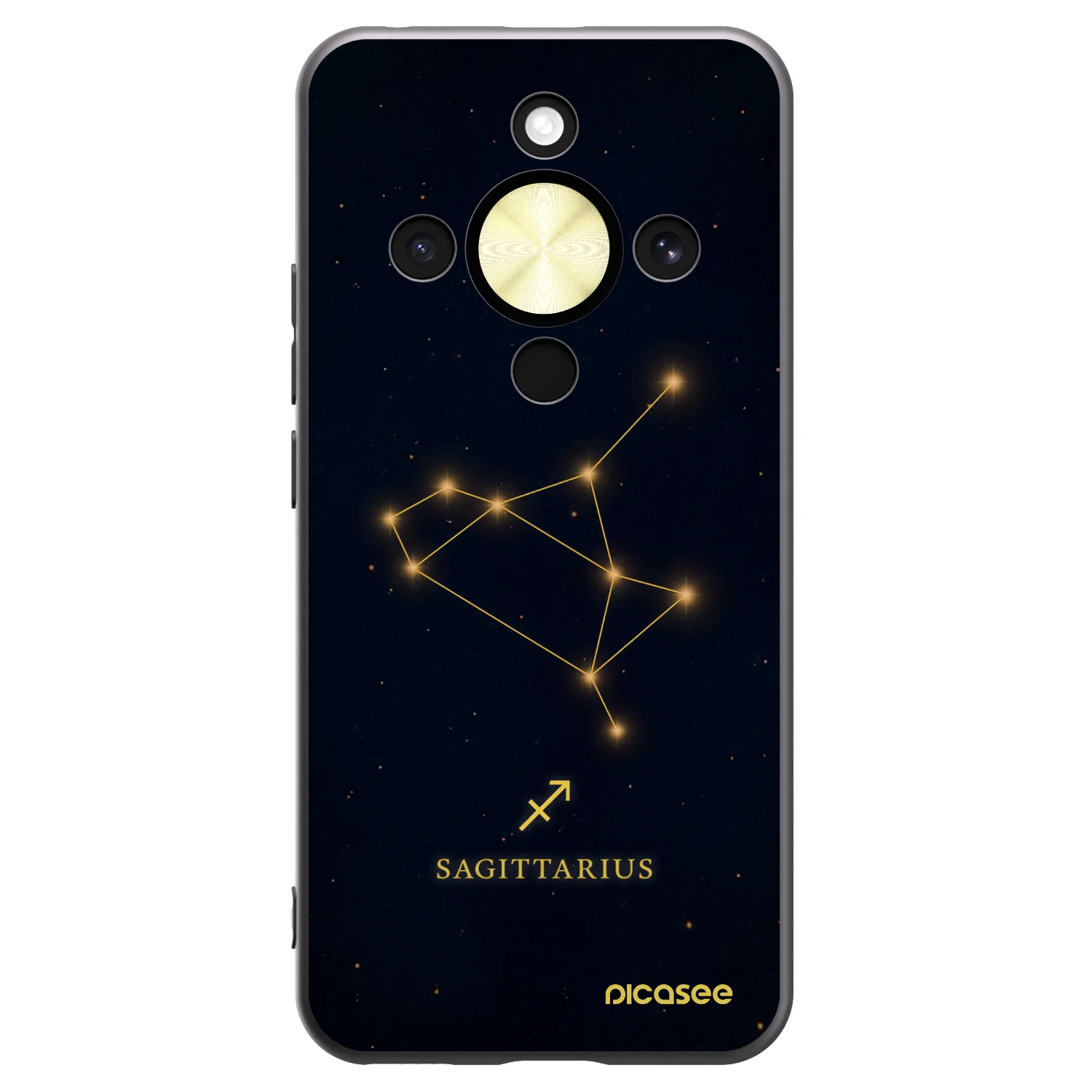 Picasee Honor Magic8 Lite 5G Hülle - Schwarzes Silikon - SAGITTARIUS