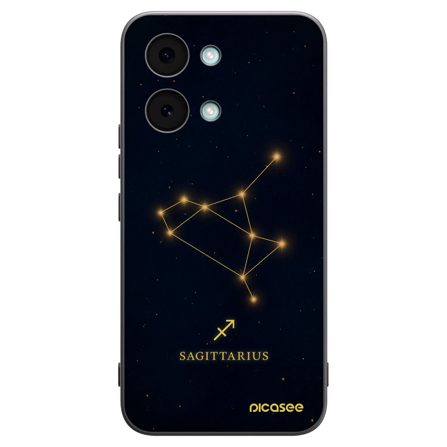 Picasee Xiaomi Poco X8 Pro Max Hülle - Schwarzes Silikon - SAGITTARIUS