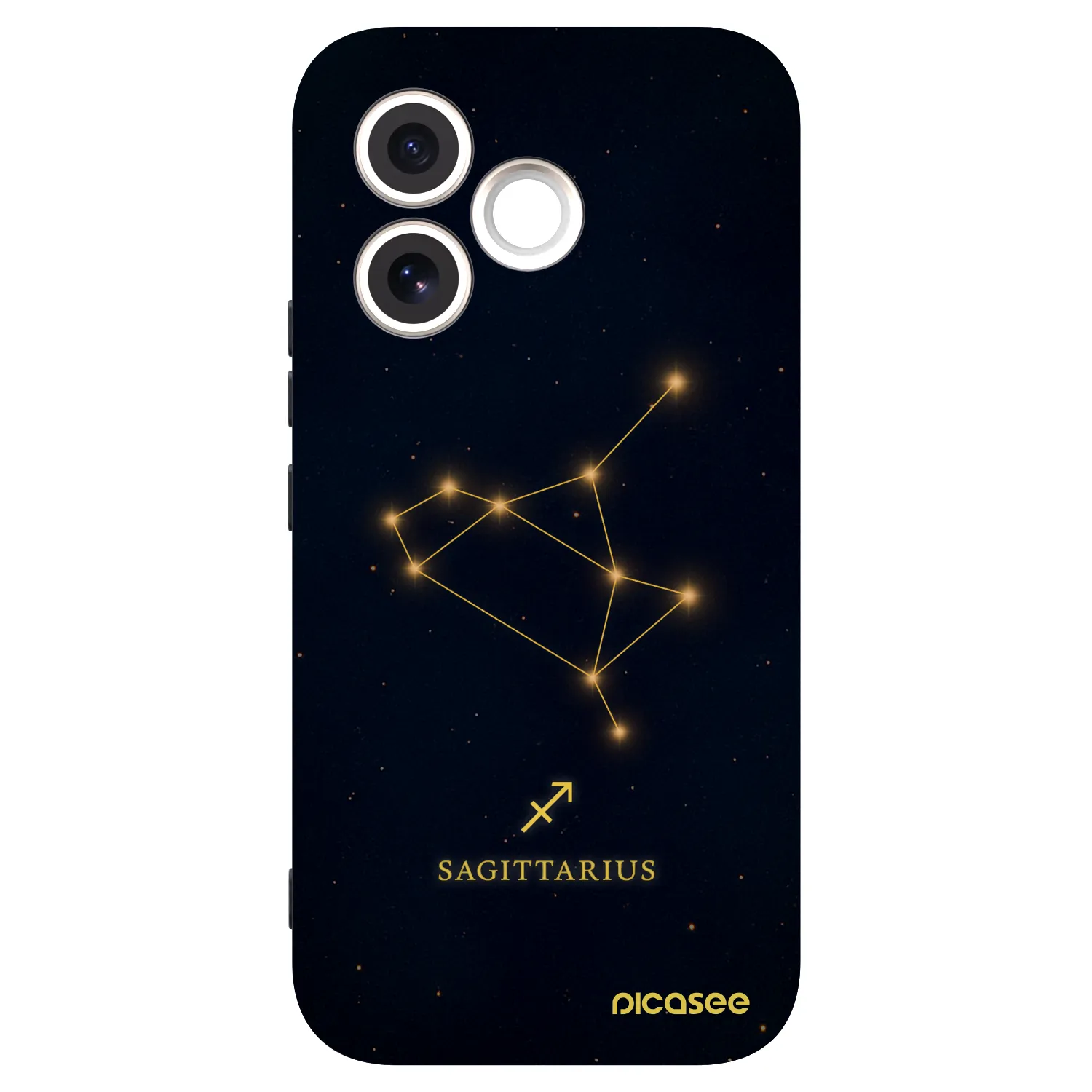 Picasee Honor 600 Lite Hülle - Schwarzes Silikon - SAGITTARIUS