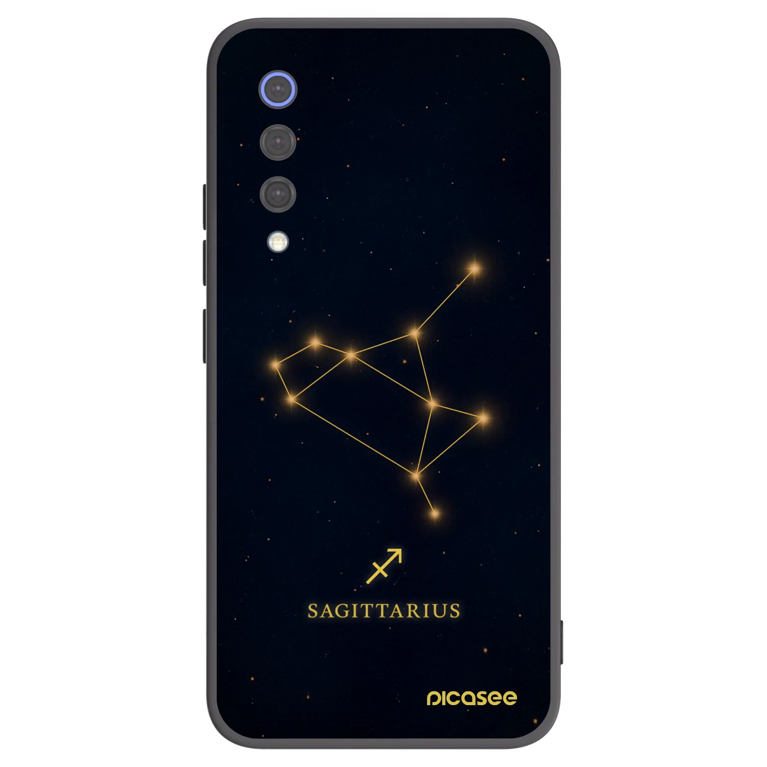 Picasee Xiaomi Mi 9 SE Hülle - Schwarzes Silikon - SAGITTARIUS