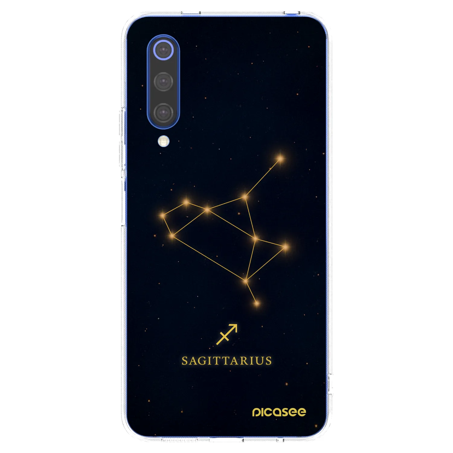 Picasee Xiaomi Mi 9 SE Hülle - Transparentes Silikon - SAGITTARIUS