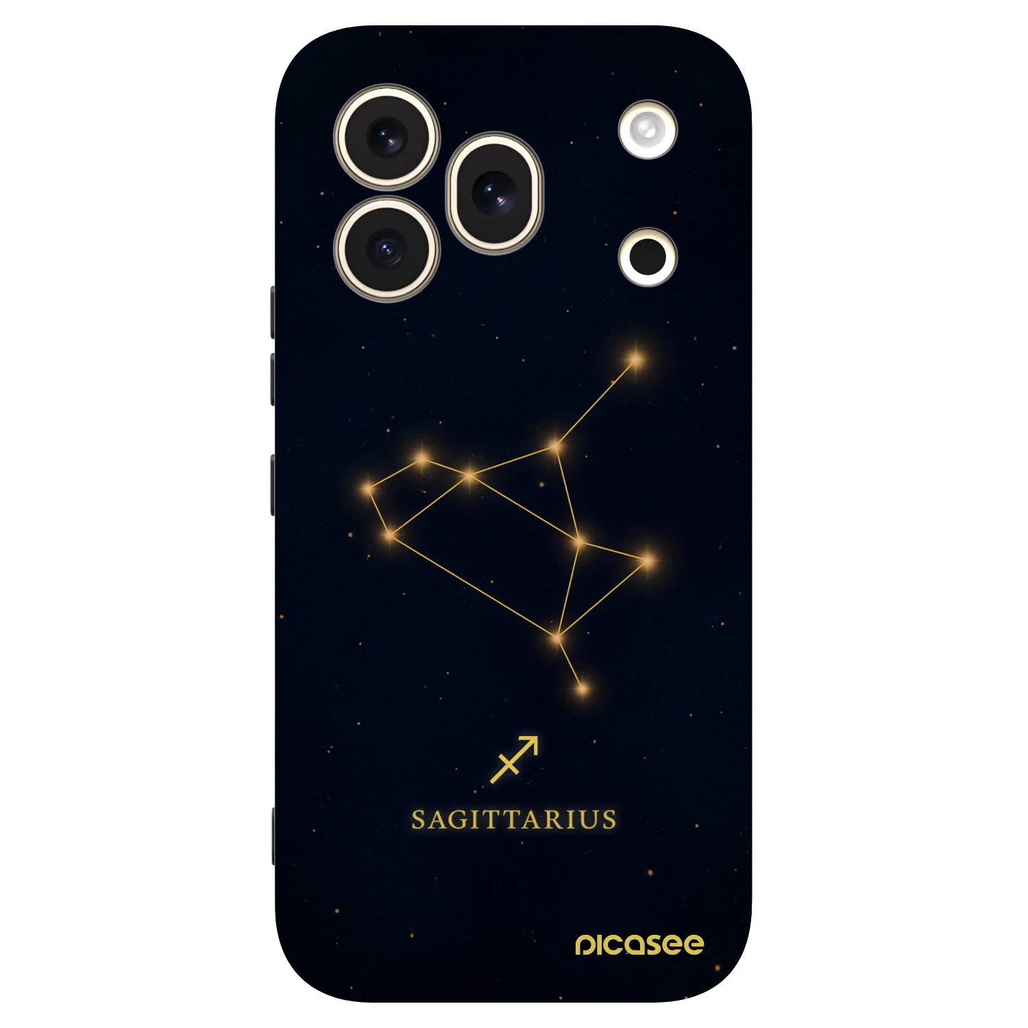 Picasee Honor 600 Pro Hülle - Schwarzes Silikon - SAGITTARIUS