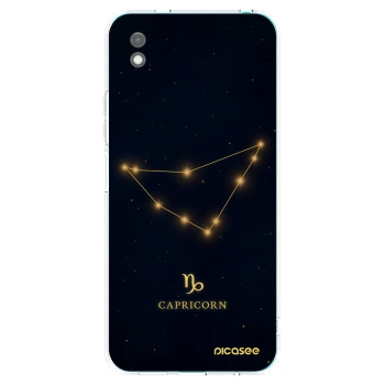 Picasee Xiaomi Redmi 9A Hülle - Schwarzes Silikon - CAPRICORN