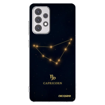 Picasee Samsung Galaxy A52 5G A525F Hülle - Transparentes Silikon - CAPRICORN