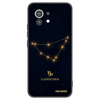 Picasee Xiaomi Mi 11 Hülle - Schwarzes Silikon - CAPRICORN