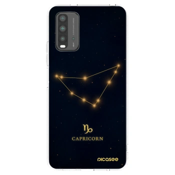 Picasee Xiaomi Redmi 9T Hülle - Schwarzes Silikon - CAPRICORN