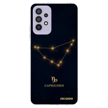 Picasee Samsung Galaxy A32 4G SM-A325F Hülle - Transparentes Silikon - CAPRICORN