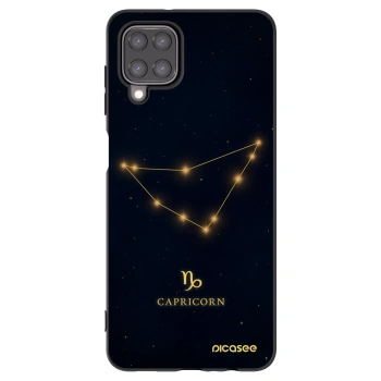 Picasee Samsung Galaxy M12 M127F Hülle - Schwarzes Silikon - CAPRICORN