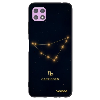 Picasee Samsung Galaxy A22 A226B 5G Hülle - Schwarzes Silikon - CAPRICORN
