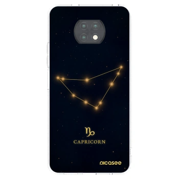 Picasee Xiaomi Redmi Note 9T Hülle - Transparentes Silikon - CAPRICORN