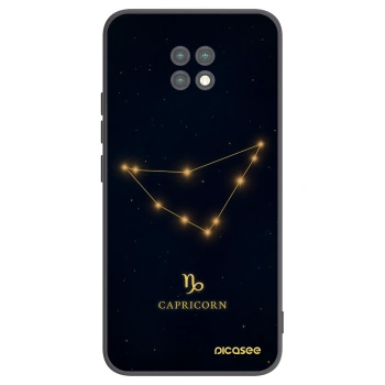Picasee Xiaomi Redmi Note 9T Hülle - Schwarzes Silikon - CAPRICORN