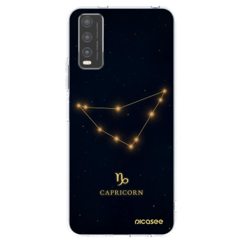 Picasee Vivo Y20s Hülle - Transparentes Silikon - CAPRICORN