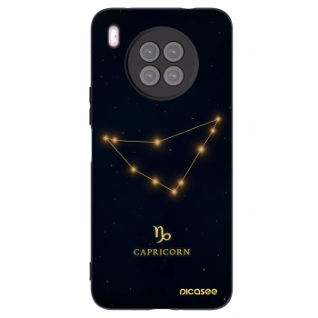 Picasee Huawei Nova 8i Hülle - Schwarzes Silikon - CAPRICORN