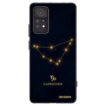Picasee Xiaomi Redmi Note 11 Pro 5G Hülle - Schwarzes Silikon - CAPRICORN