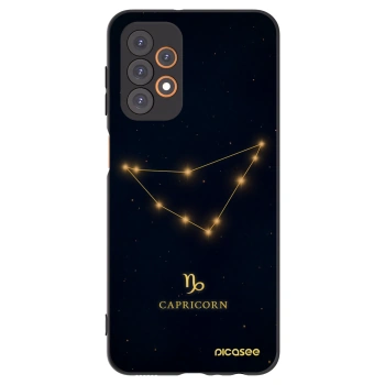 Picasee Samsung Galaxy A23 A236B 5G Hülle - Schwarzes Silikon - CAPRICORN